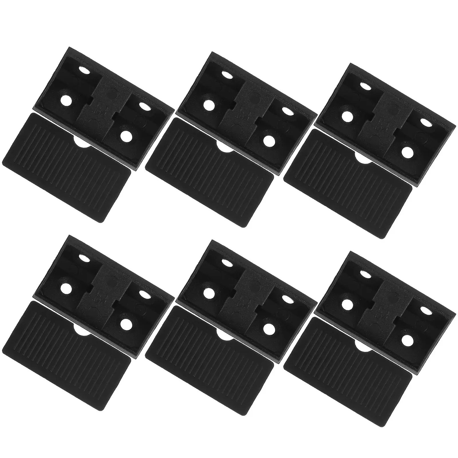 100Pcs Cabinet Corner Braces Plastic Corner Shelf Bracket Angle Bracket for Wardrobe Cabinet Assembly Strong Stable Deformation