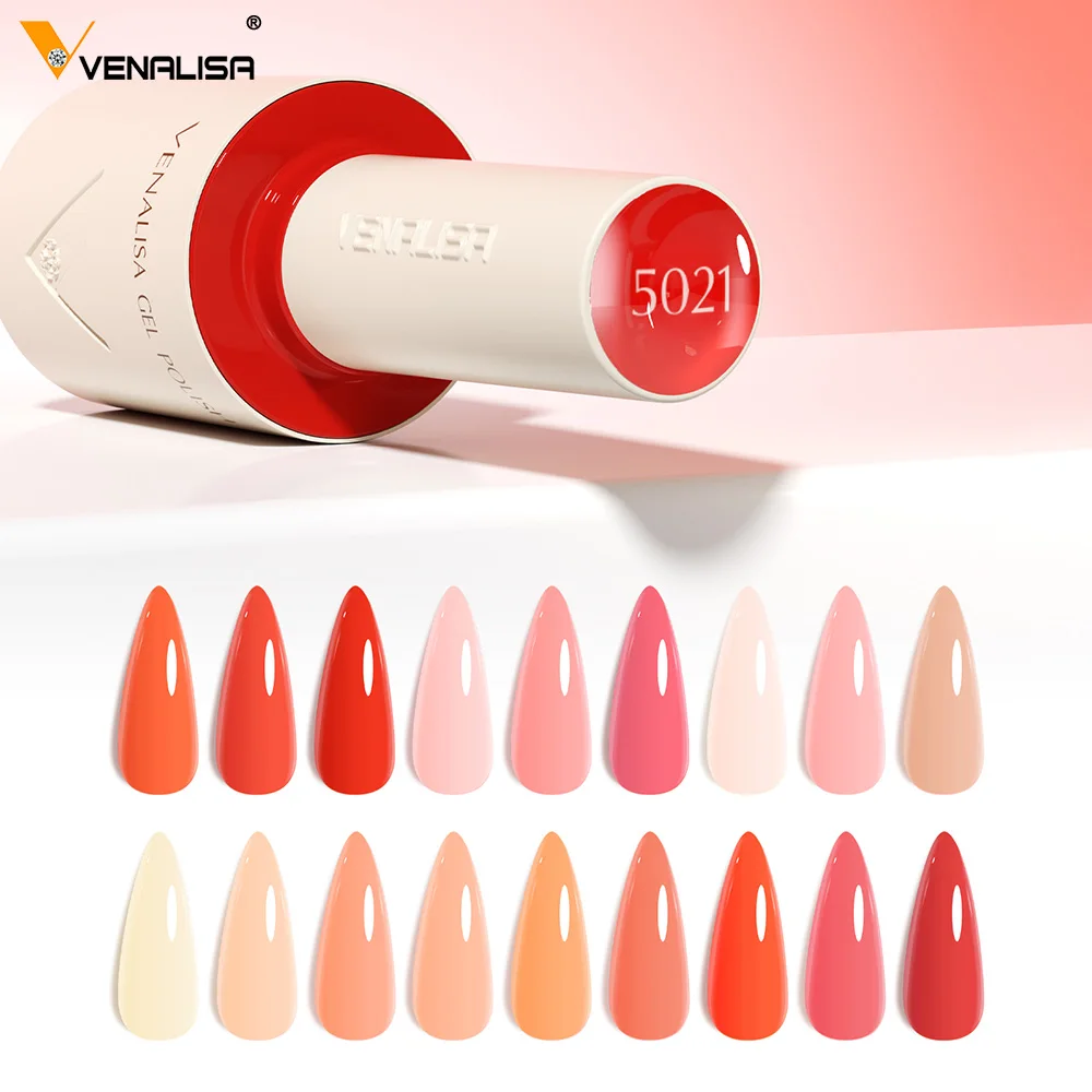 VENALISA New Formula Nagelgelpoliermittel Hema TPO Free Gel Lack Summer Nails Wunderschöne Farbkollektion Semi Permanent 10 ml Vegan