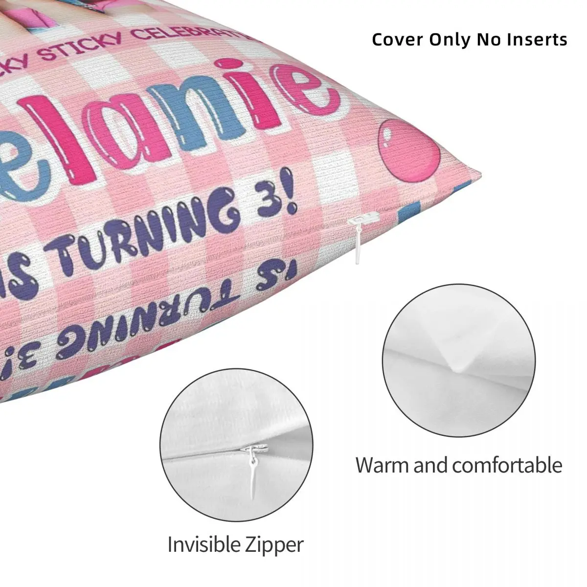 وسادة غطاء Kawaii ملكة جمال راشيل الكرتون المطبوعة غطاء الوسادة مضحك كيس وسادة ل أريكة ديكور المنزل سادات