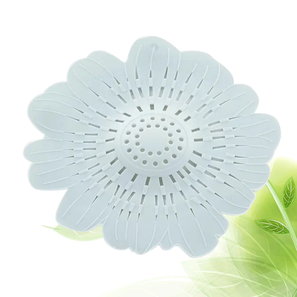 مكافحة انسداد تصفية سيليكون مصفاة حوض الأزرق المطبخ الحمام استنزاف الشعر الماسك مقاوم للماء دائم 50 ℃ #4