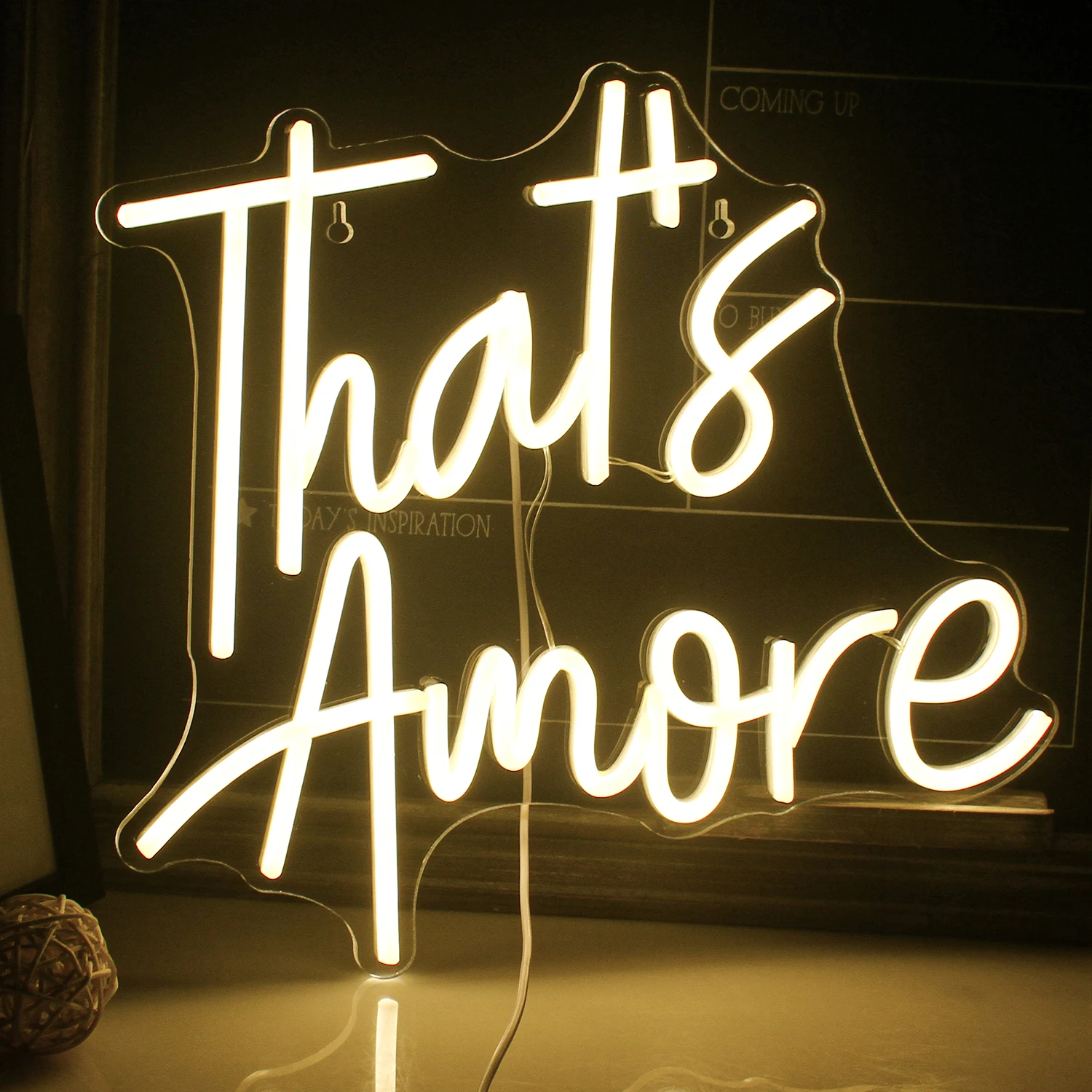 

The Amore Neon Led Sign Wedding Party Lights Bedroom Decoration USB Powered Home Wall Decor Signs Dimmable Romantic Letter Lamp