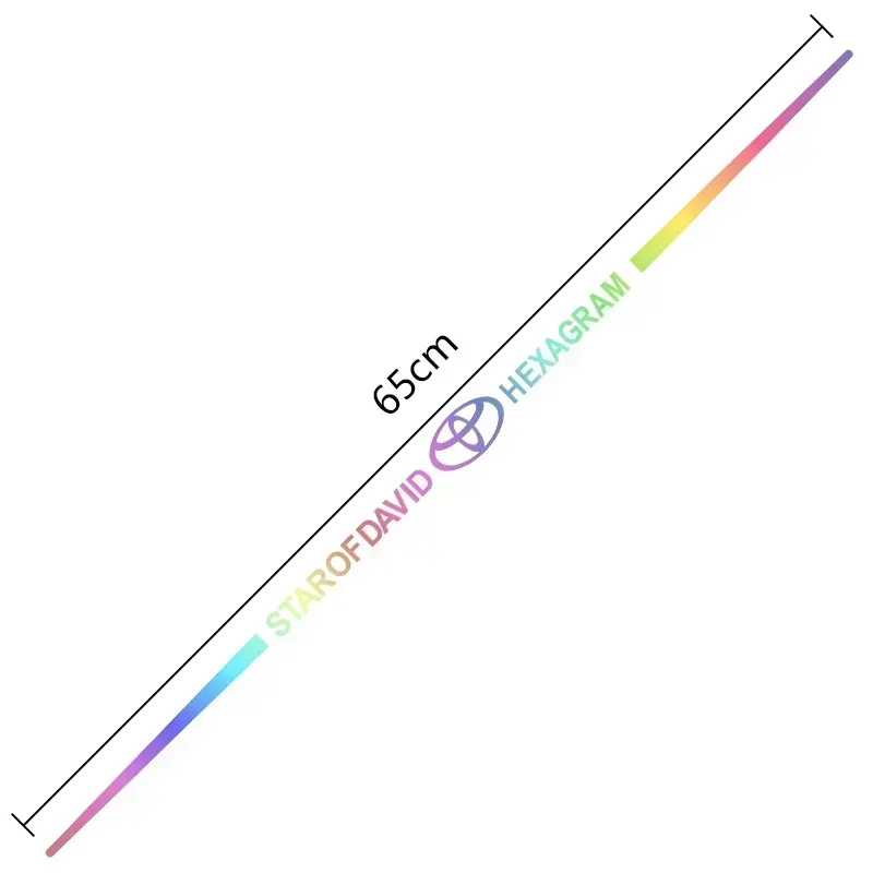 ملصقات شعار ليزر عاكسة للسيارة لتويوتا كورولا كامري rav4 يارس هايلكس بريوس أفينسيس أوريس برادو فيرسو اكسسوارات السيارات