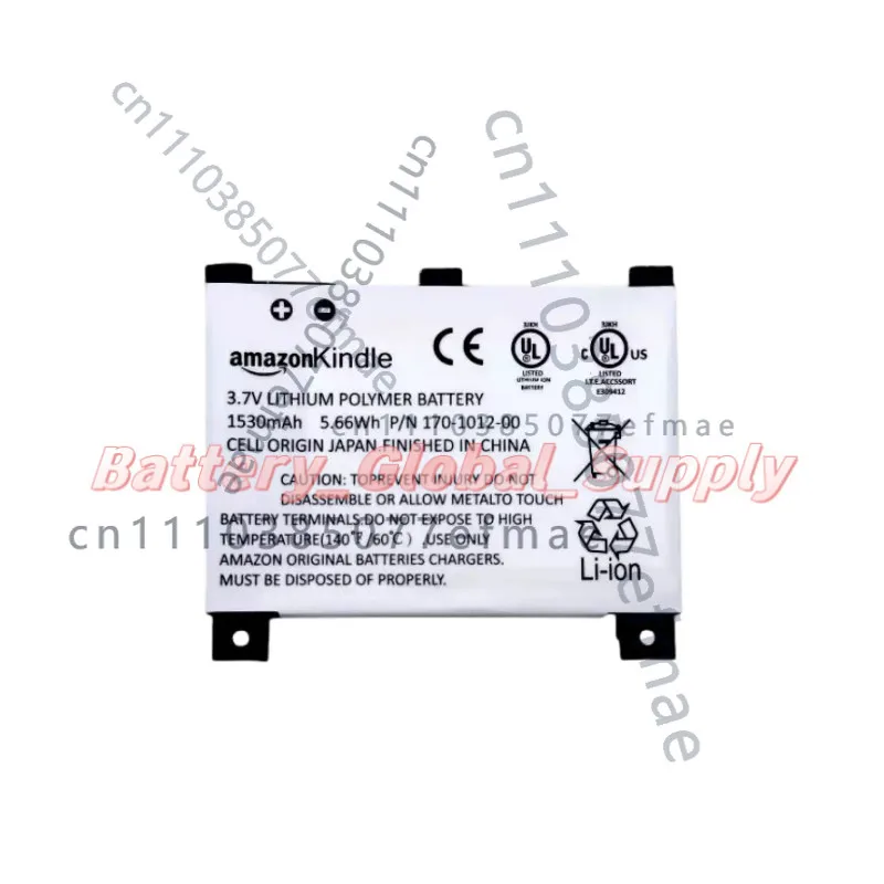 For 170-1012-00 for Amazon Kindle2 D00611 S11S01B Battery 3.7V 1530mAh Fast Delivery