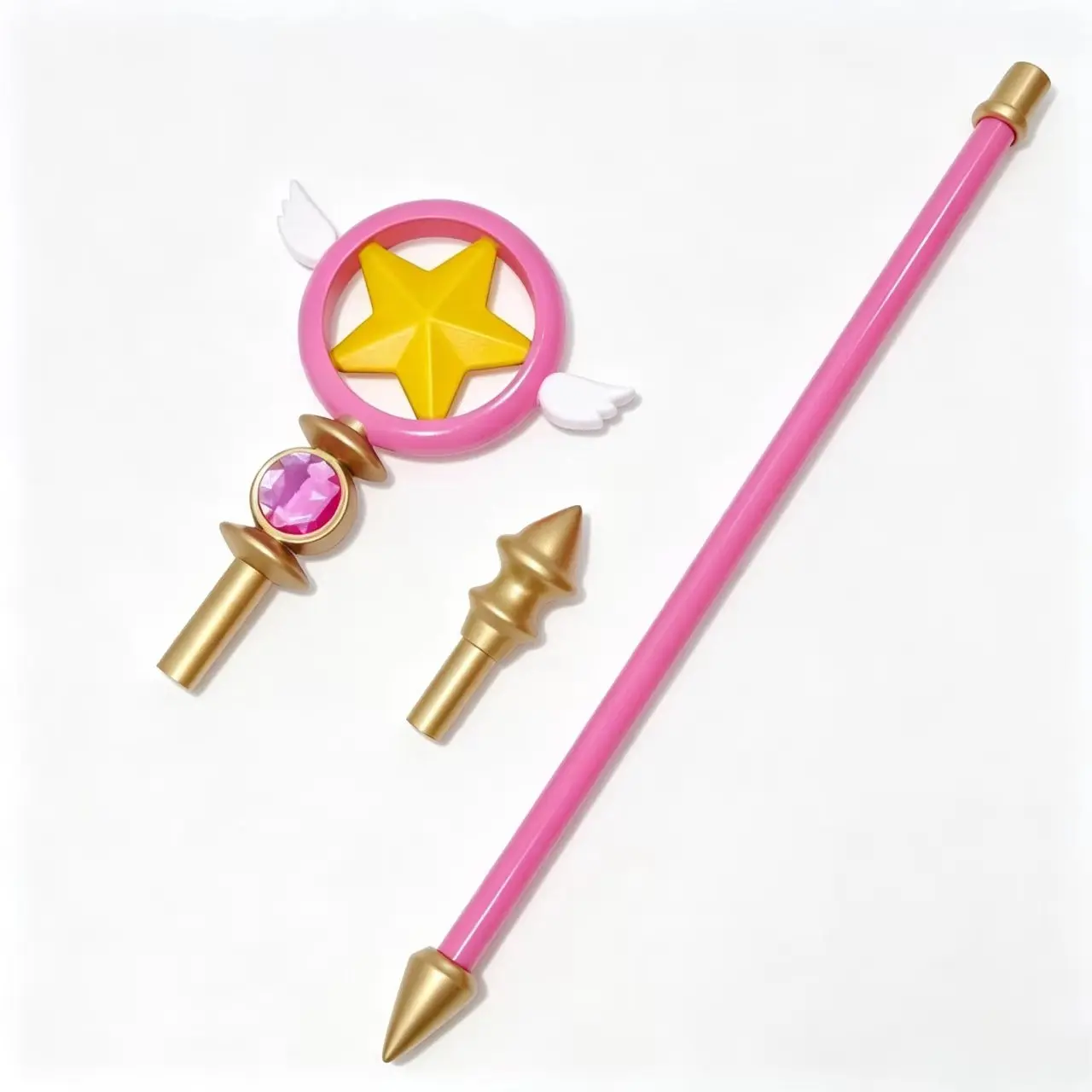 Kinomoto Sskura Cosplay Magic Stick Wand Anime Cardcaptor Sakura Halloween Christmas Costume Accessories 5