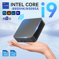 mini pc core i9 Desktops Game Pc Intel Core i9 8950HK Intel N5095A 16GB DDR 1/2TB SSD Windows 11 Wifi 6 Computer  i9 mini pc
