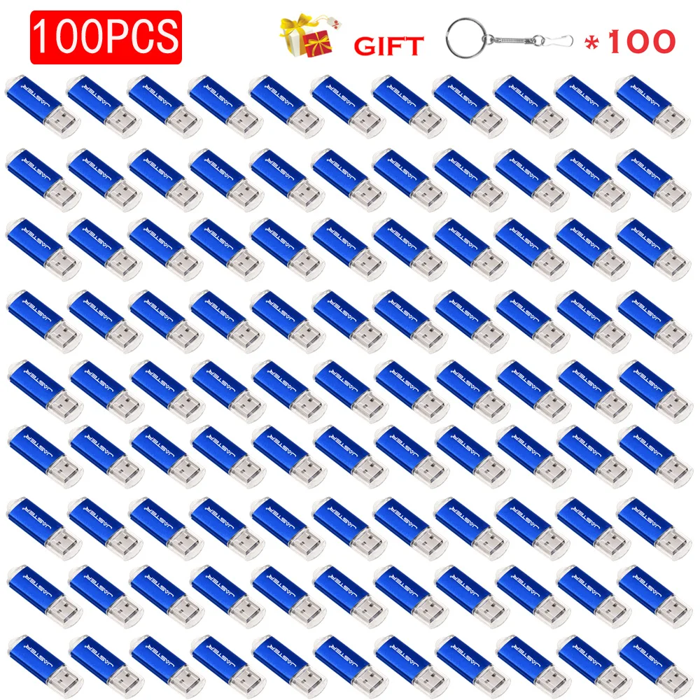 

100pcs/LOT free logo With Key Chain USB 2.0 Flash Drive 128GB 64GB 32GB 16GB 8GB 4GB 128M Pendrive Fashion 9 Colors U Stick Gift
