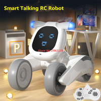 Intelligent Smart RC Robot Voice Control 2.4Ghz Walk & Dance Interactive Pet Program Robot Dog Talking RC Robot Dog Pet Kid Toy