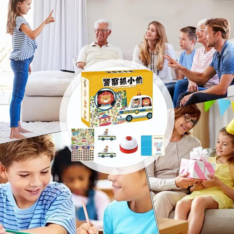 

Thief Catching Strategy Games Two-Player Puzzle Toys Preschool Learning Activities Fun Educational Toys for Family Night