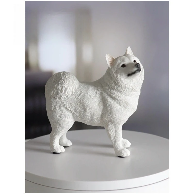 

Samoyed simulated dog model handicraft commemoration