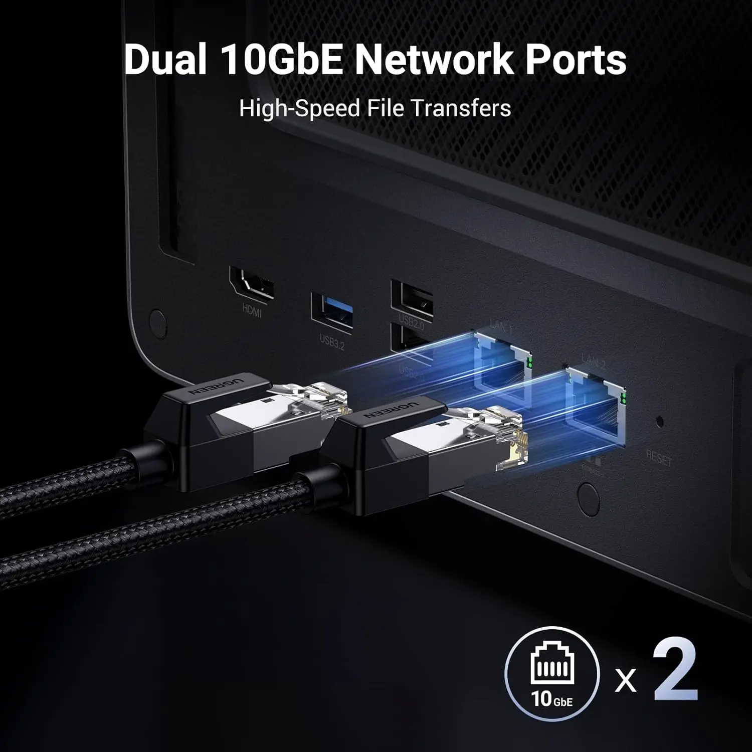 TLF UGREEN NASync DXP6800 Pro 6 Bay Desktop NAS  i5 1235u 10 Core CPU 8GB DDR5 RAM Network Attached Storage (Diskless)