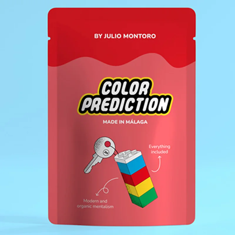 

COLOR PREDICTION (Gimmicks and Online Instructions) by Julio Montoro Magic Trick Close Up Illusion Predict the Block Color Magia