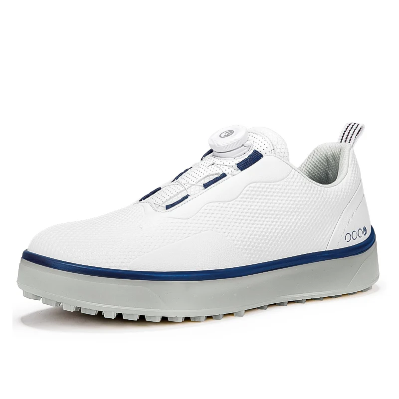 

High Quality Knob Men's Golf Shoes Fashion Casual White 2024 Golf Shoes Women Outdoor Low-cut Platform Leather Sports Shoes Men
