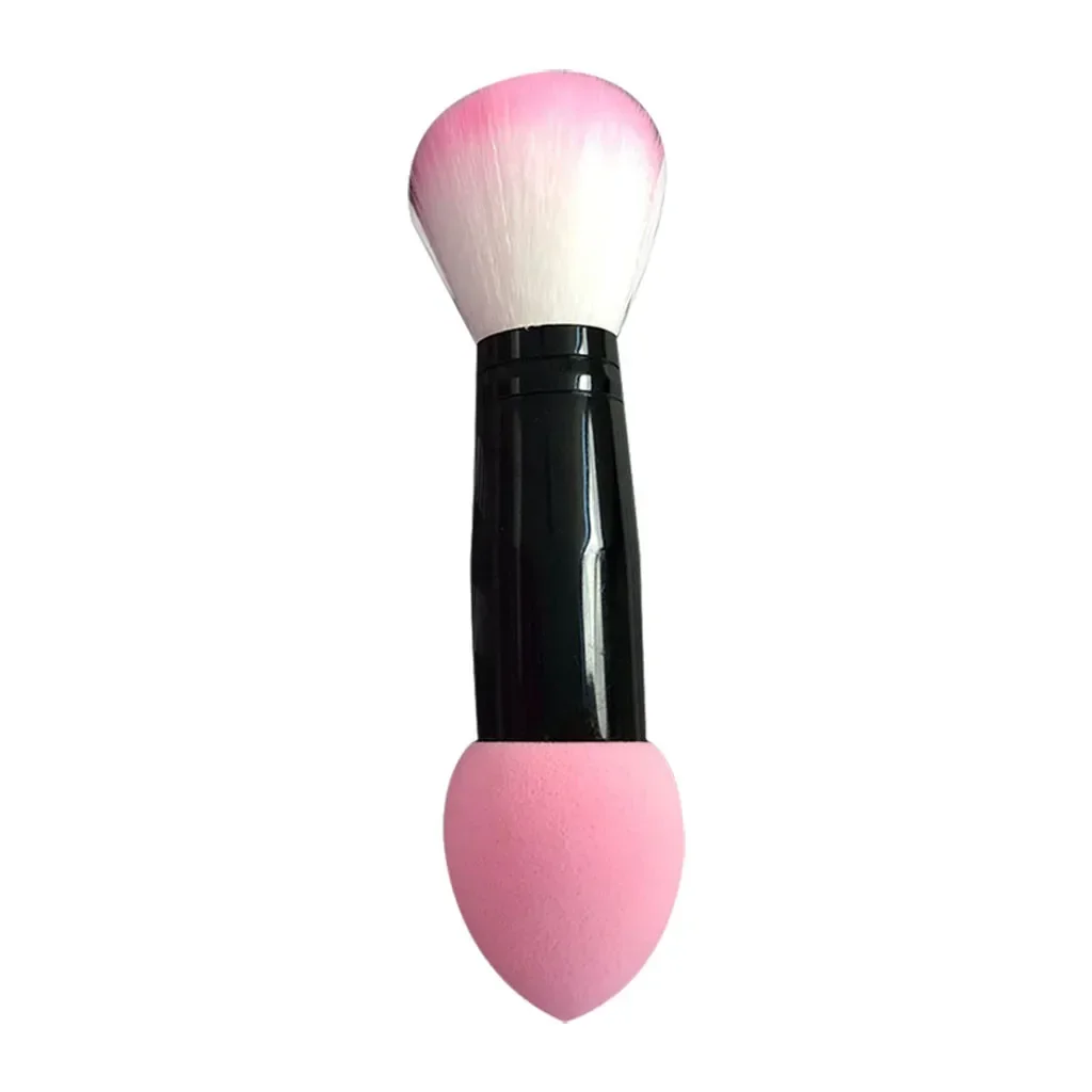 브러쉬 Professional Double Ended Blush Brush Women Makeup Sponge Imagic Cosmetic Powder Puff Pen Make Up Foundation Blusher Brushes