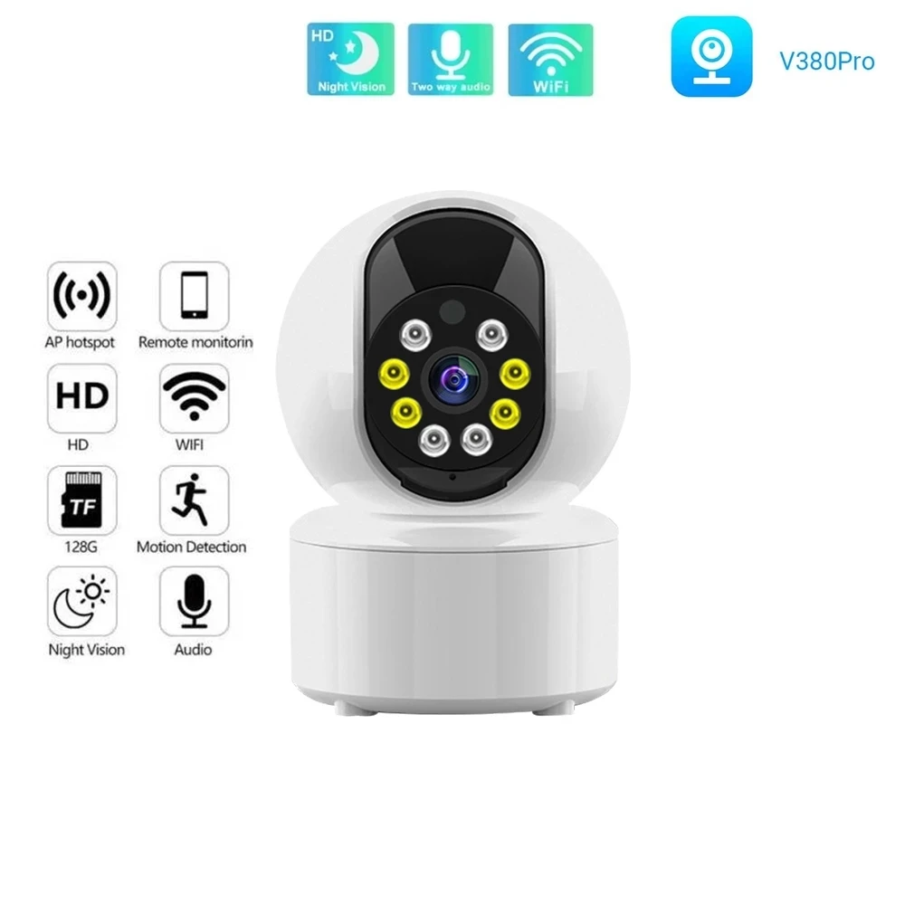 

V380 Pro 3MP Mini WIFI IP Camera Indoor Wireless Security Smart Home CCTV Surveillance Camera Two Ways AUDIO