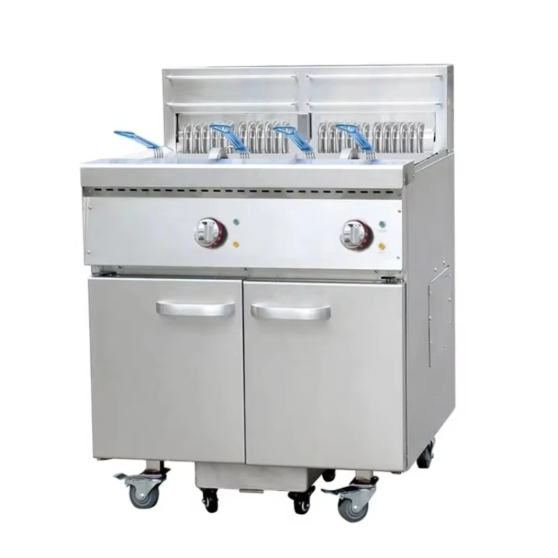 

Stainless steel kitchen fryer Commercial electric fryer Single can fryer