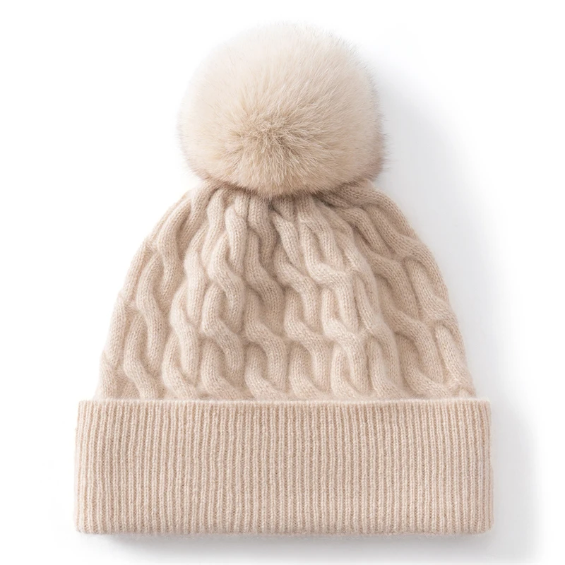 

KOIJINSKY Women's Autumn/Winter 100% Cashmere Knitted Hat