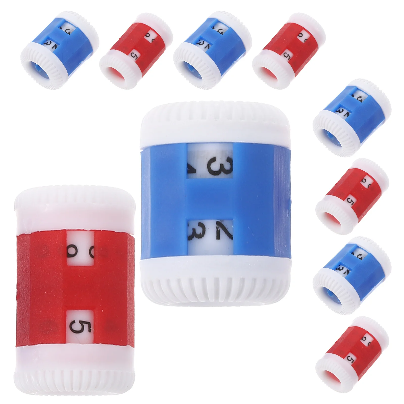 10 قطعة صف الحياكة عداد البلاستيك غرزة مجموعة أقلام دقيقة خفيفة الوزن دليل مكافحة ل الكروشيه لوازم الحياكة الغزل