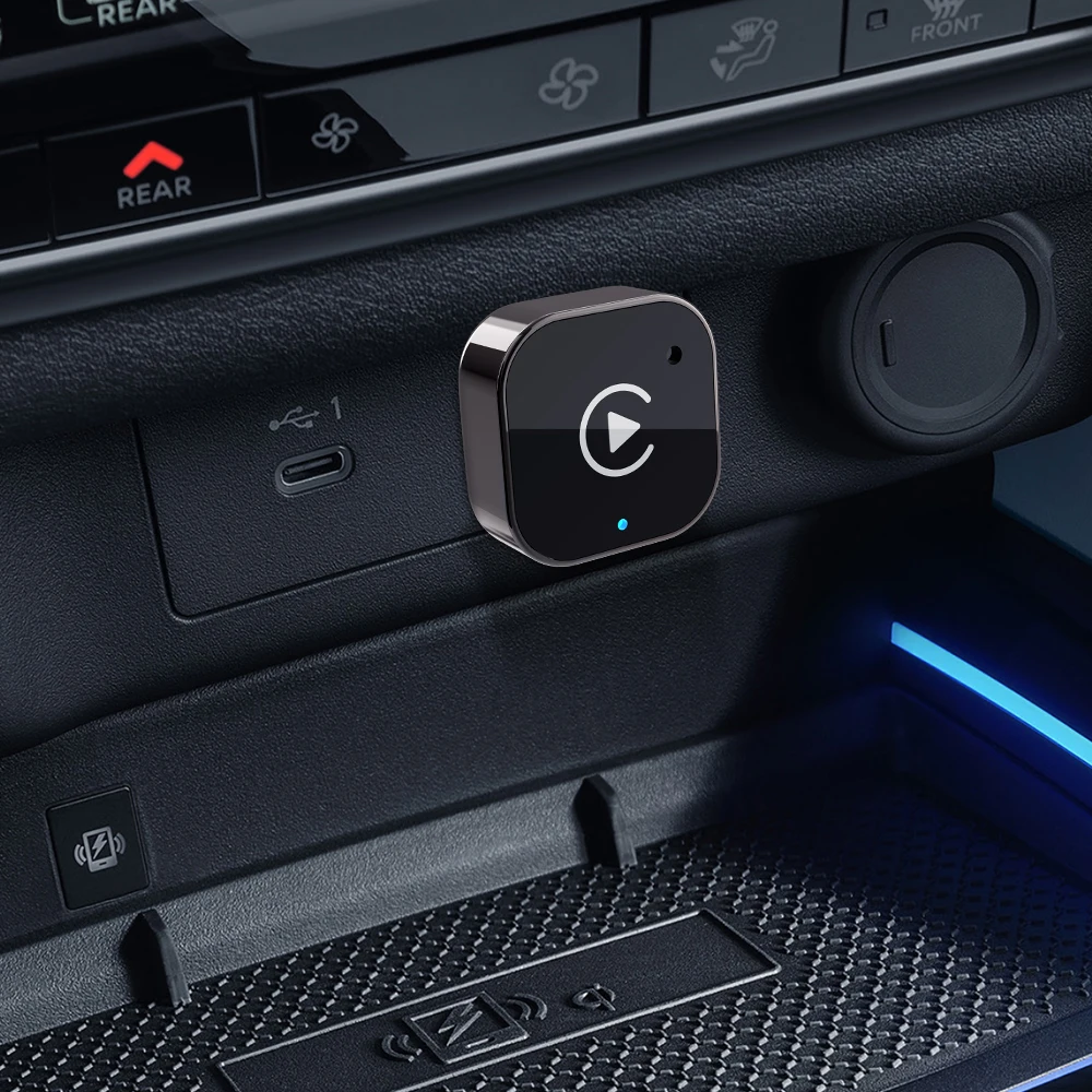 لاسلكي CarPlay أندرويد محول السيارات USB دونغل الذكية صندوق صغير التوصيل والتشغيل العالمي لشركة فولكس فاجن تويوتا نيسان هوندا فورد بنز #5