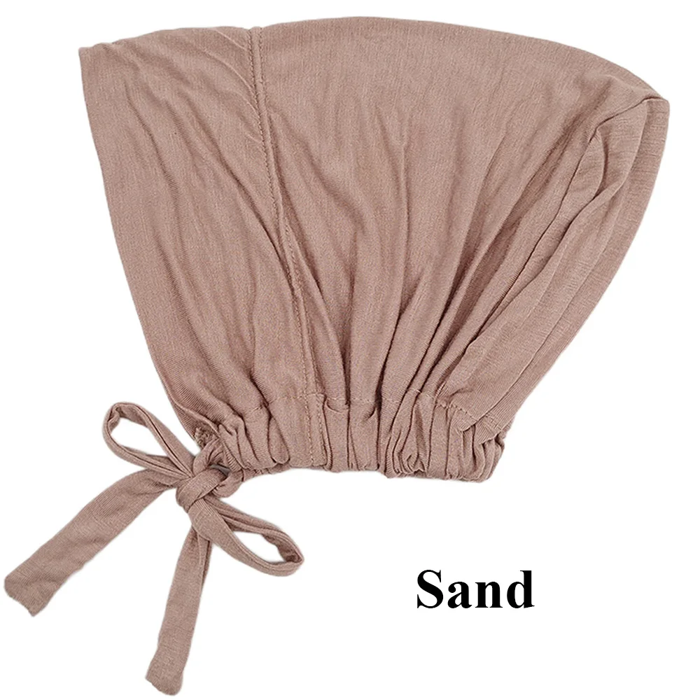 Neue Weiche Modale Muslimischen Turban Hut Innere Hijab Caps Islamischen Underscarf Motorhaube Indien Hüte Weibliche Headwrap Turbante Mujer