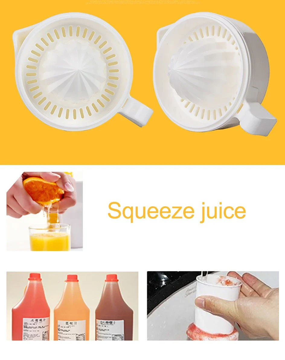 Manual Portable Citrus Tools Plastic Orange Lemon Squeezer Multifunction Fruit Juicer Machine Kitchen Accessories_maomaolike.com