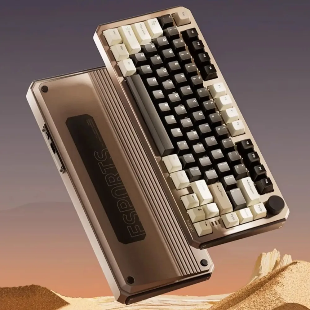 

Магнитная клавиатура Dareu A75HE с возможностью горячей замены, частота возврата 8K, проводной алюминиевый сплав, игровые аксессуары для киберспорта, 0,01 ммRT, подарок для геймера