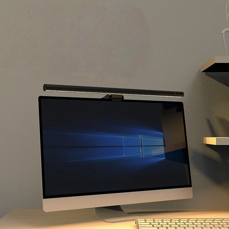 LED Screen Hanging Light EyeProtection Computer Monitor Light Strip for Desk Stepless Dimming Suitable for Work And Gaming Table