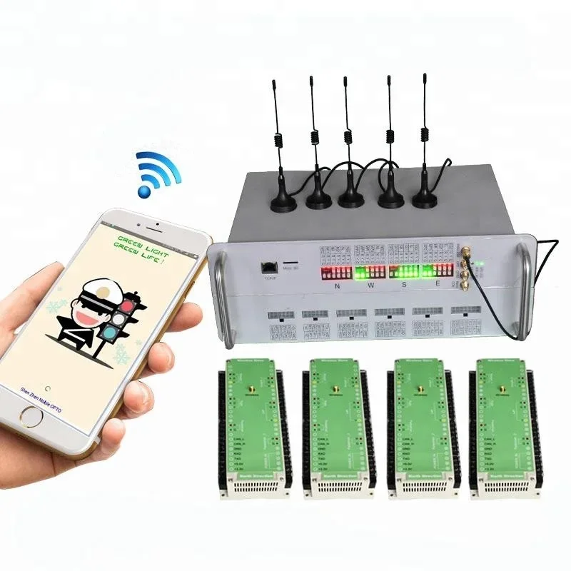 2026 Wireless intelligent intersection traffic light controller system, traffic light remote control