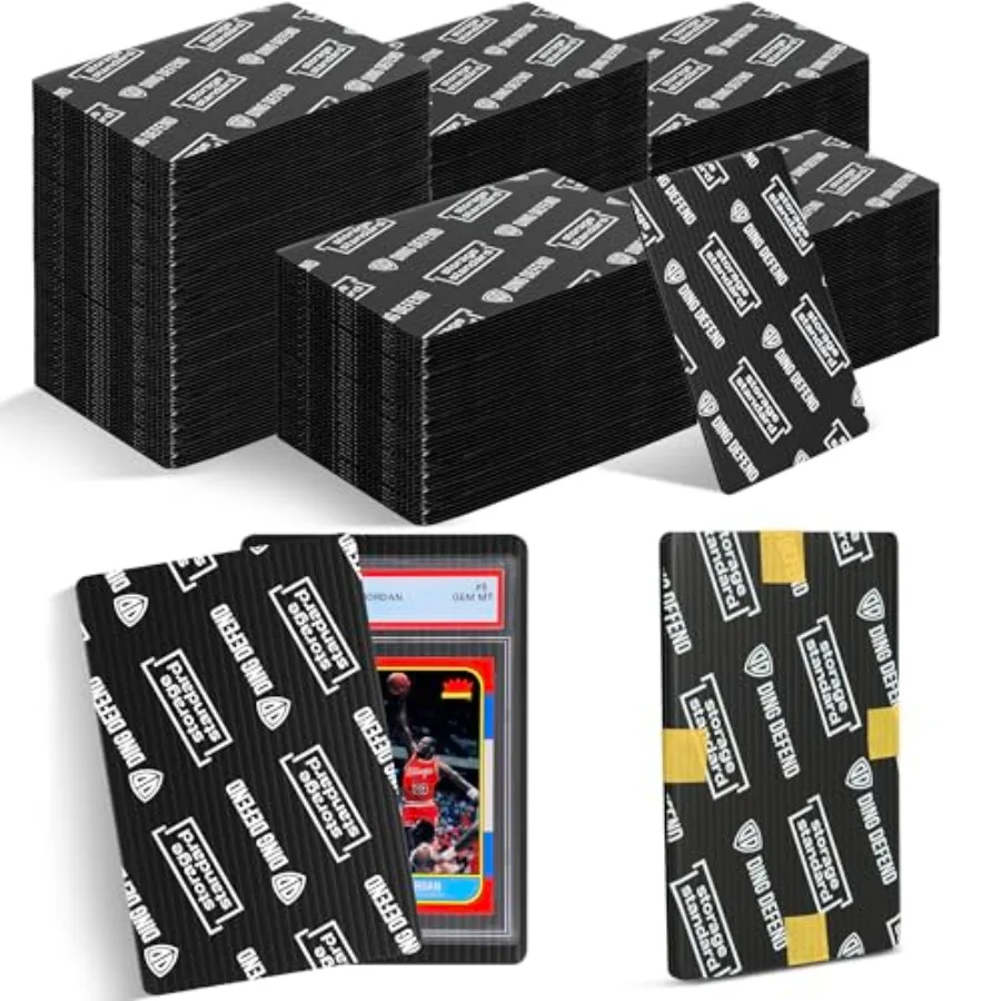

Ding Defend 4x6 Trading Card Shipping Protector Sports Card Protectors Hard Plastic w/Rounded Corners, Hobby Shipping Shield fo