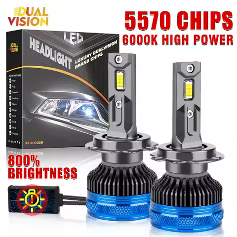 K5C H7 LED 30000LM Canbus Headlights H1 H4 H11 9012 HIR2 H8 9005 9006 HB3 HB4 Car Lamp Fog Lamp High Power 6000K 5570 CSP Chip