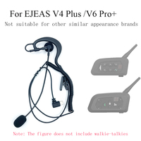 For EJEAS V6 PRO+ V4C Plus Referee walkie-talkie headsets hanging ear headphones