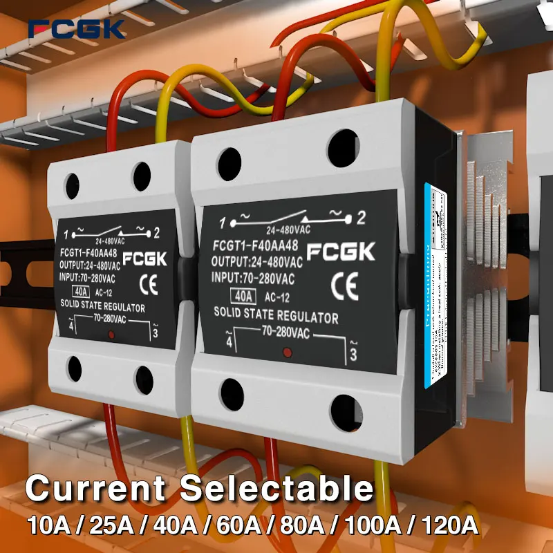 0-10V Control Input SCR Regulator Single Phase Solid State Voltage Regulator 10A 25A 40A 60A 80A 100A 120A