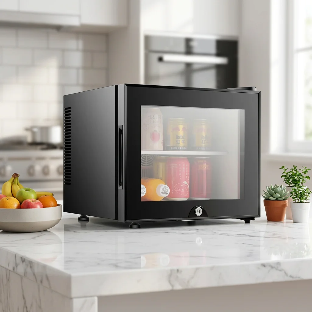 Hotel Minibar 20L Portable Mini Cooler Silent Energy Saving Fridge Apartment Use Mini Refrigerator Compact Small Fridge