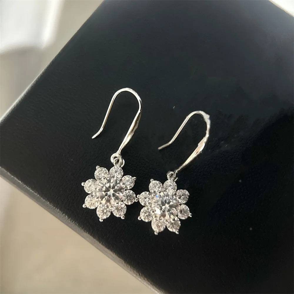 Sunflower Earhook Earrings With Advanced Sense Design Fresh And Fashionable Small And Popular Style 2023 New Earrings