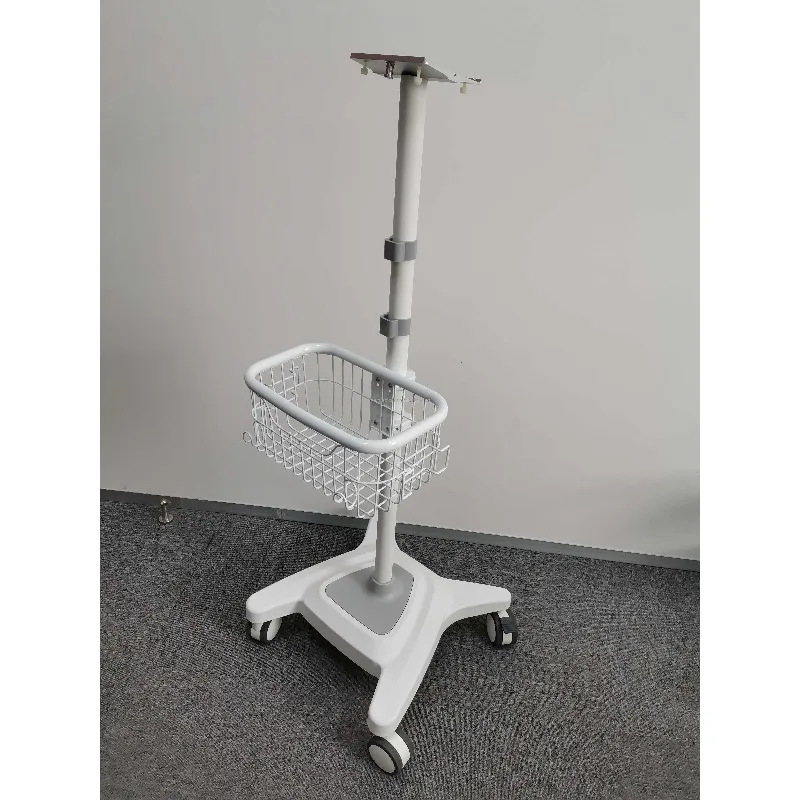 Patient Monitor Trolley Vital Sign Monitor Roll Stand Medical Cart Hospital Trolley