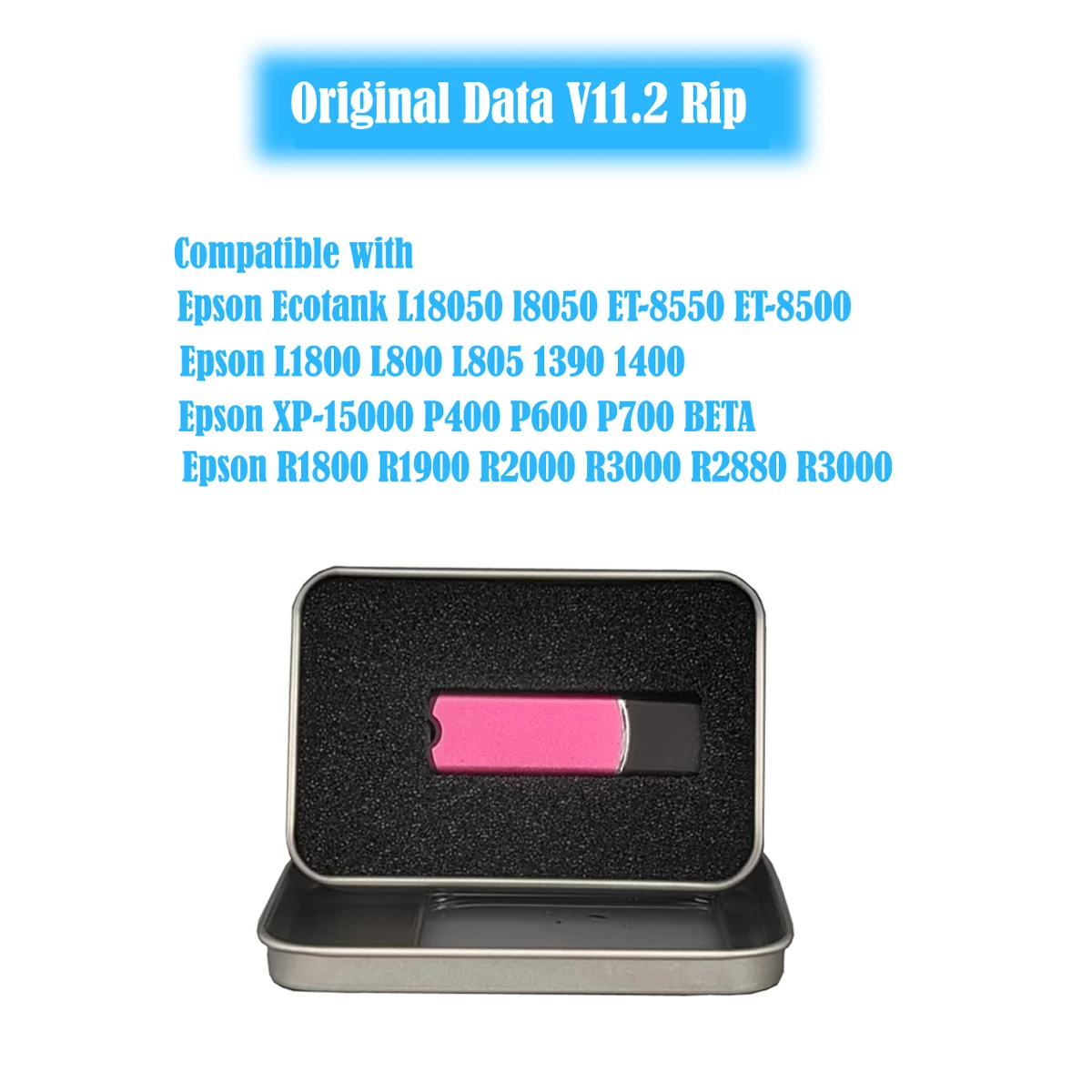 Dtf software V11.2 USB Driver Key for L18050 L8050 L8180 L1800 ET 5800 5850 XP15000 dtf UV Printer