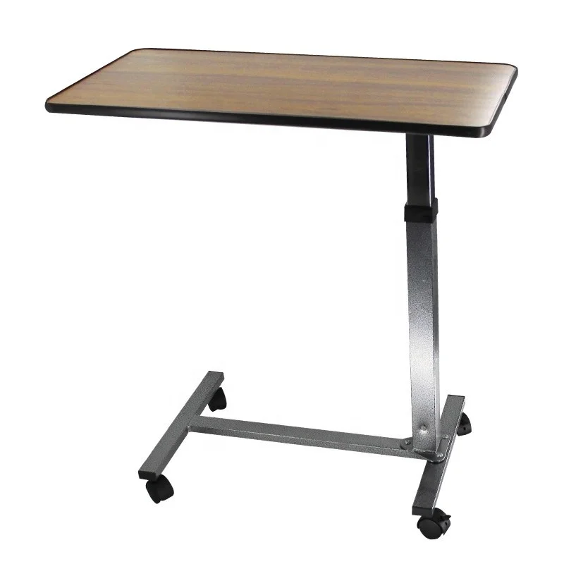 طاولة طعام للمريض بجانب السرير في المستشفى، طاولة رضاعة فوق السرير، تعديل الارتفاع، نوعية جيدة #2