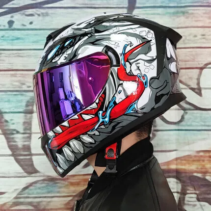 Kask motocrossowy Kaski motocyklowe pełnotwarzowe Kask Moto Racing Kask ochronny dla dorosłych Certyfikat DOT