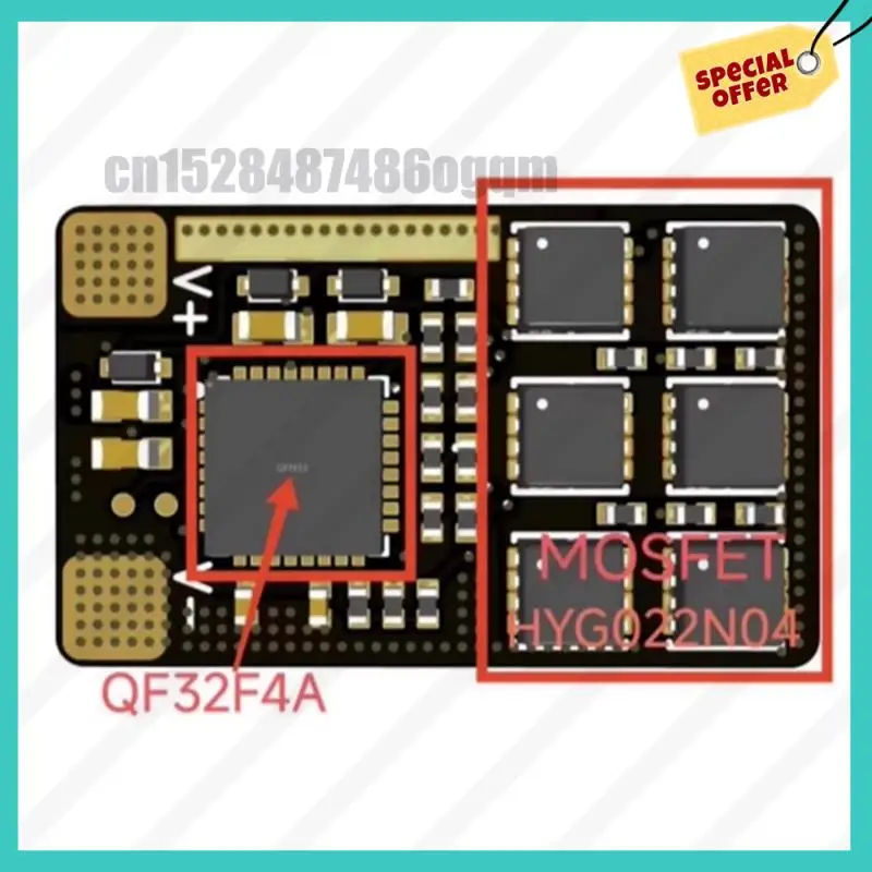 -ABJZ AM32 ESC 40A 32-bit elektronische snelheidsregelaar 6-30V, 2-6S ondersteuning, sinusopstart voor FPV drone en RC auto