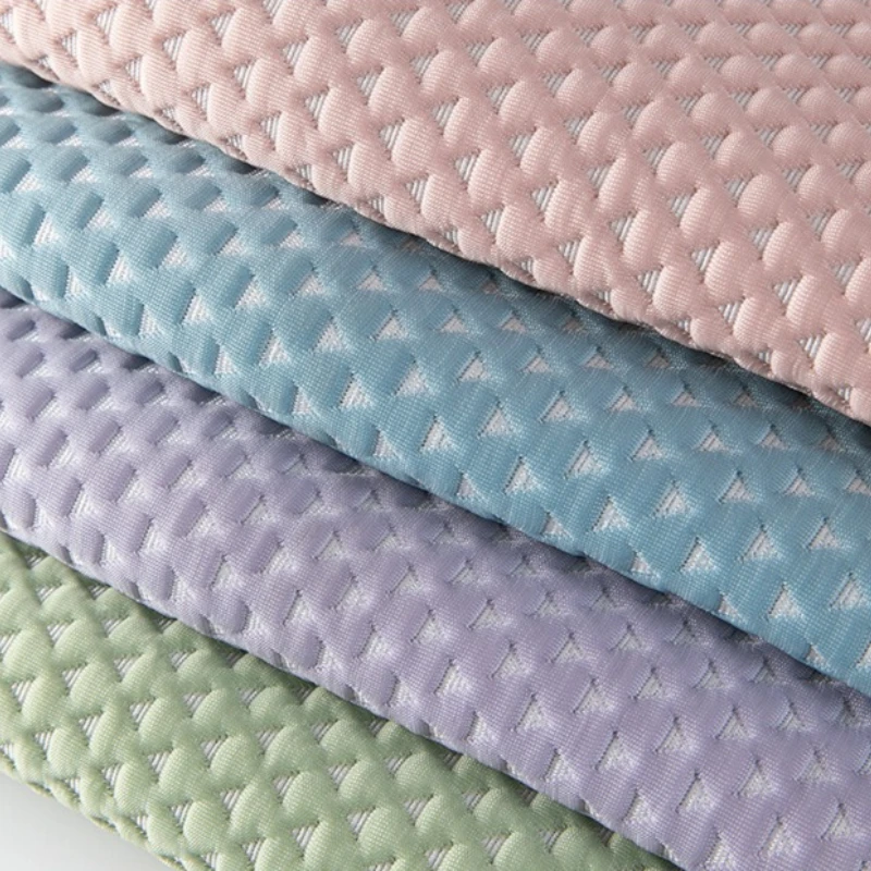 

Ice Bean Cool Ice Silk Mat Fabric for Diy Sewing Summer Cool Soft Seat Bedsheet Air Conditioning Seat Fabrics Cloth