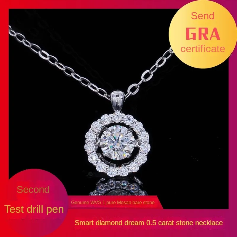 Sparkling Silver Color Crystal Mosant Diamon Chain Choker Necklace Bridal Women's Party Day Rhinestone ChokerJewelry Gift