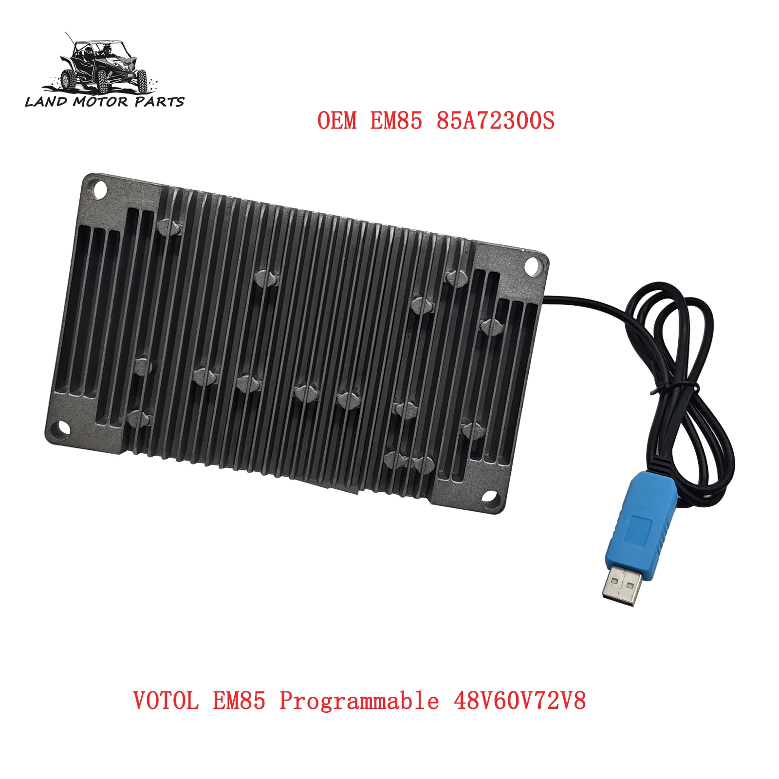 

Контроллер двигателя VOTOL EM85 Программируемый EM85 85A72300S 48 В 60 В 72 В Контроллер для электрического скутера 1000 Вт-2000 Вт