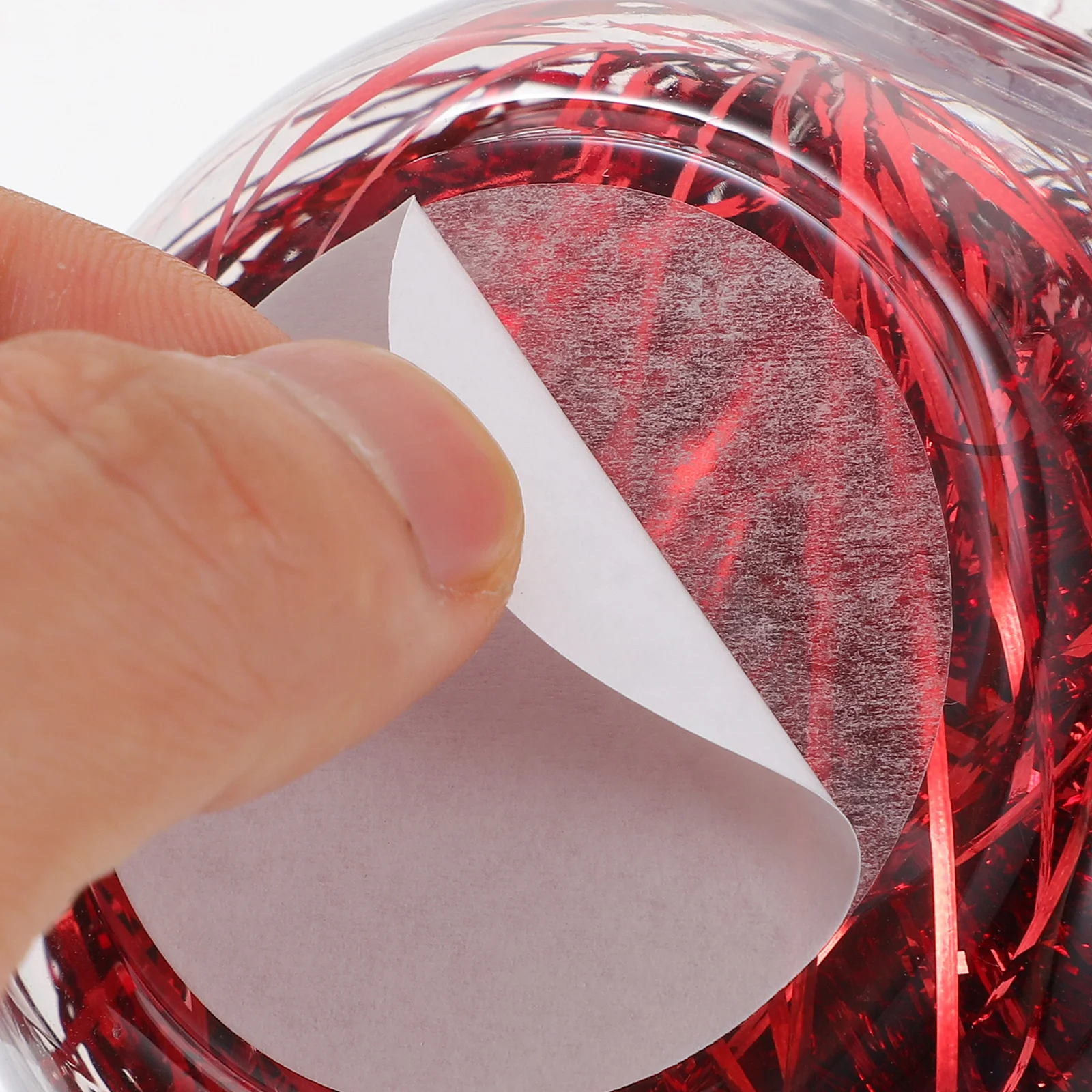 

4Pcs Christmas Ball Pendants Sublimation Hanging Ornaments Plastic Xmas Tree Decorations Party Favors Christmas Balls