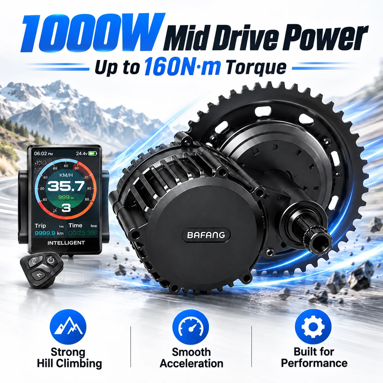BAFANG 48V 1000W BBSHD Mittelm – Bafang Bbshd 1000W Conversion Kit Bewertung und Preis