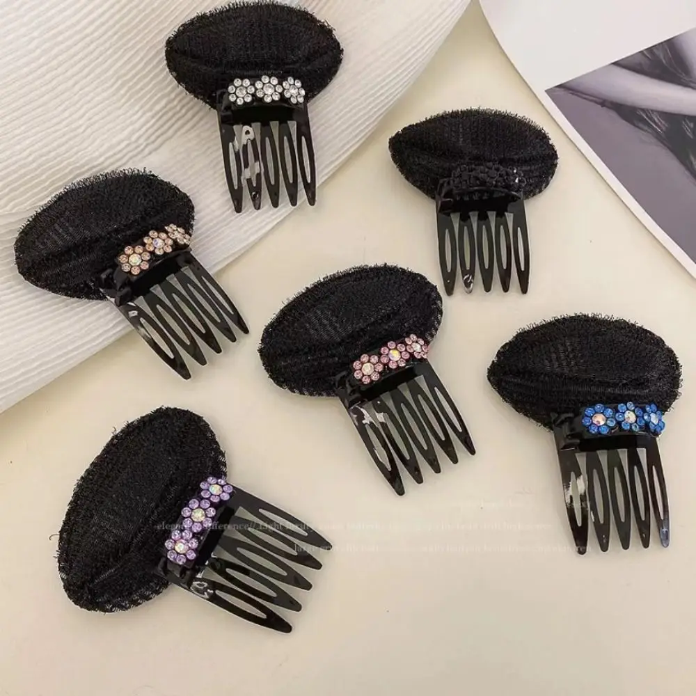 Невидимая подушечка-заколка для волос Flower Puff: инструмент для укладки, аксессуар для создания объема, для повседневного использования