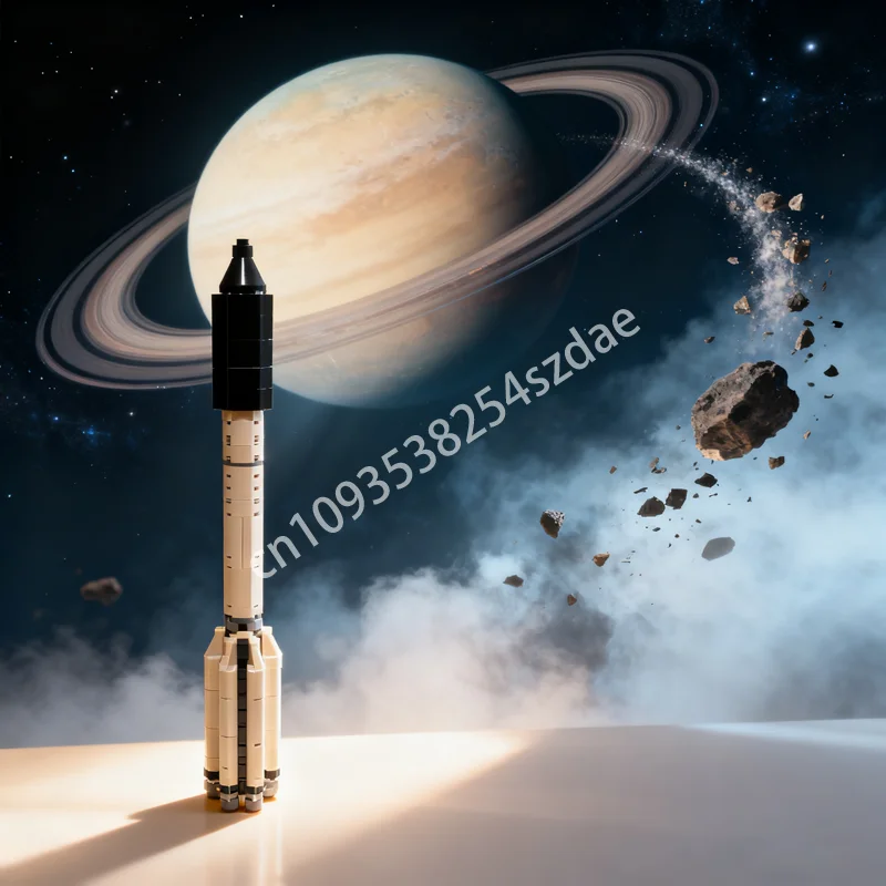 

412 шт. MOC DamoB S Proton K Zarya, космическая модель игрушки, строительные блоки, архитектура, креативная идея, рождественские подарки, кирпич, день рождения