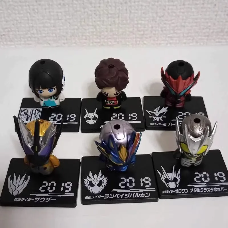 BANDAI Kamen Rider Lone Wolf Gashapon Collection Ornament Holiday Gifts Action Figures Model Kids Toy