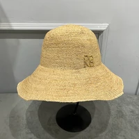 Sombrero de paja Rafi para mujer, sombrero de sol, protección solar, playa, ala grande, plegable, Verano