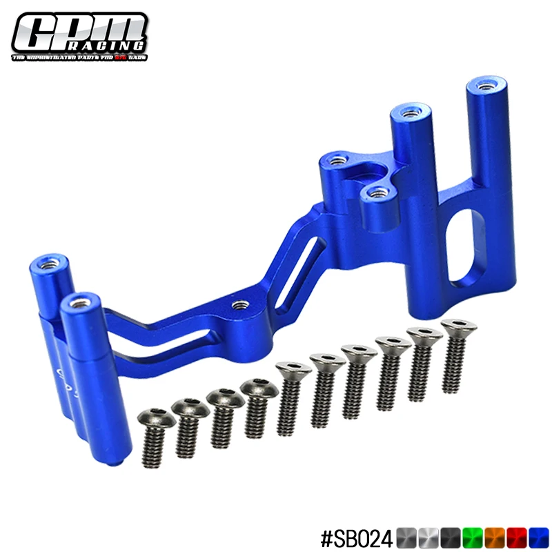 GPM aluminium servohouder voor LOSI 1/6 Super Baja Rey 1.0 / 2.0 LOS05021