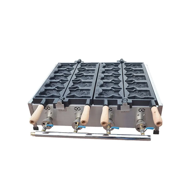 

Commercial gas twelve fish open ice cream snapper roast two plates small fish cake machine muffin machine snack equipment