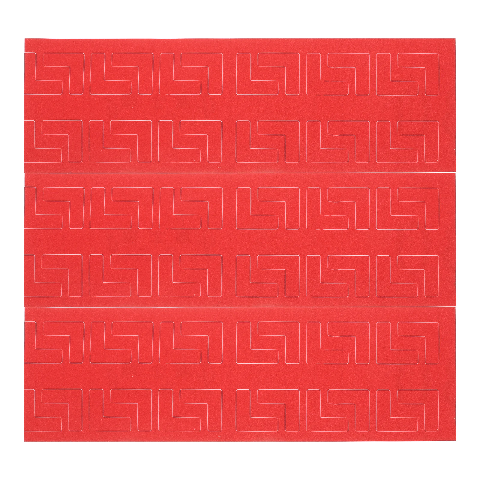

100 Pcs Right Angle Marker Stickers Desk Tapes PVC Shape Markers Reusable Adhesive Location DIY Supply Workspace Organization